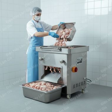 Máy cắt gà công nghiệp Lâm Gia