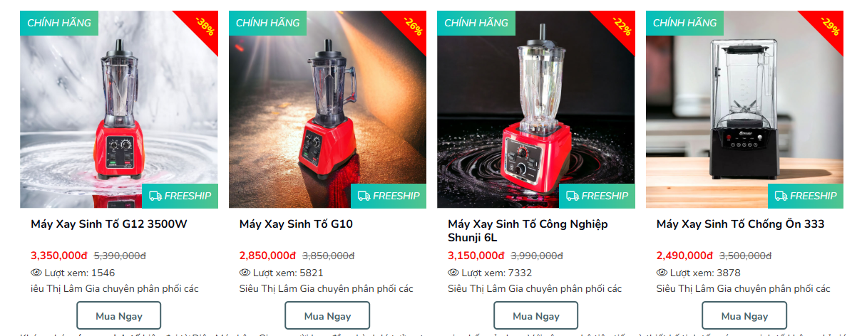 ? BÃO SALE MÁY XAY CÔNG NGHIỆP - XAY NÁT MỌI ĐỐI THỦ, BÙNG NỔ DOANH THU! ?