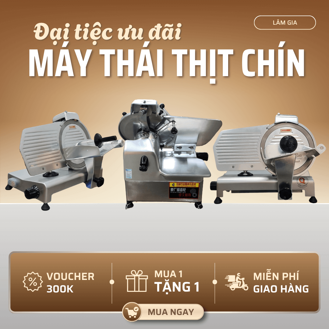  MÁY THÁI THỊT CHÍN/ĐÔNG LẠNH - LÁT CẮT HOÀN HẢO, GIÁ SALE CỰC 