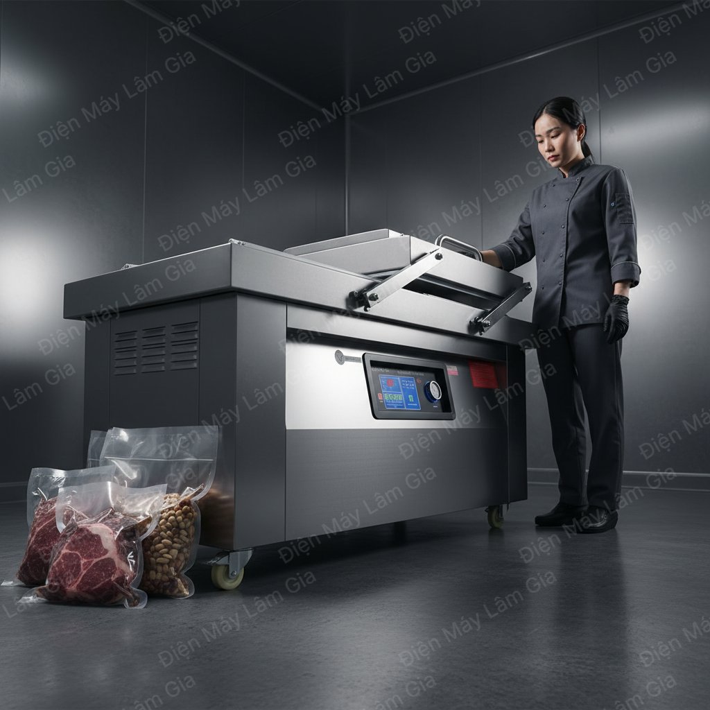 Máy hút chân không công nghiệp GOODFOR DZQ500x2