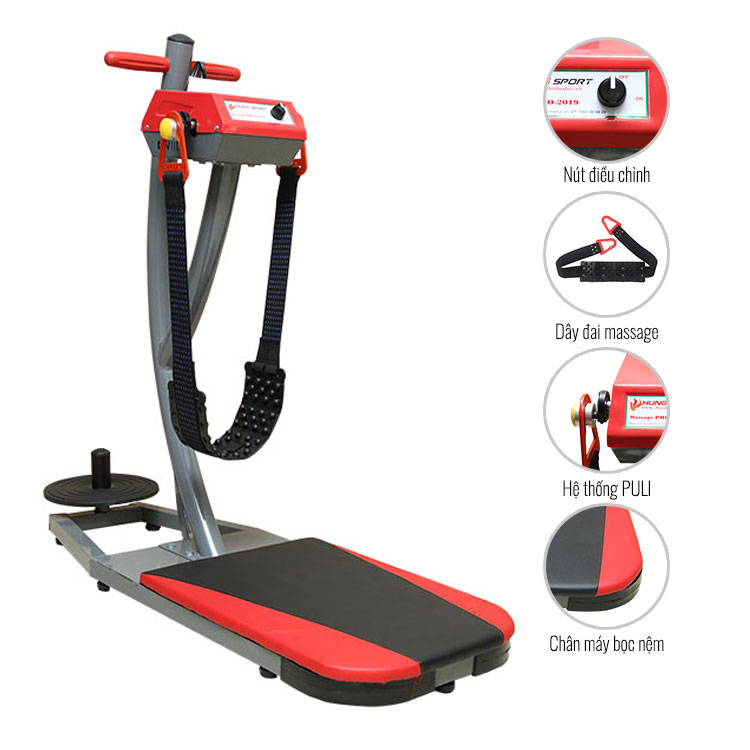 MÁY RUNG BỤNG ĐỨNG PRO XOAY EO