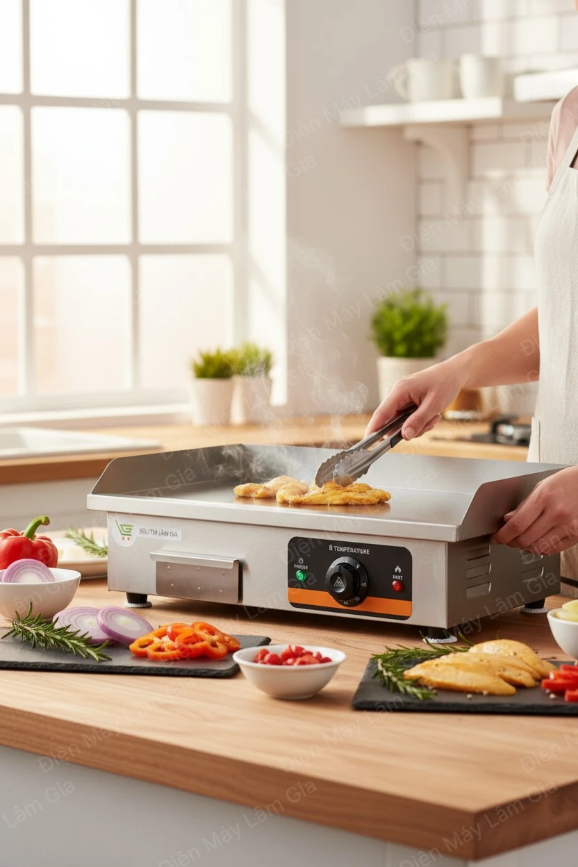 Bếp Chiên Điện Phẳng Cao Cấp