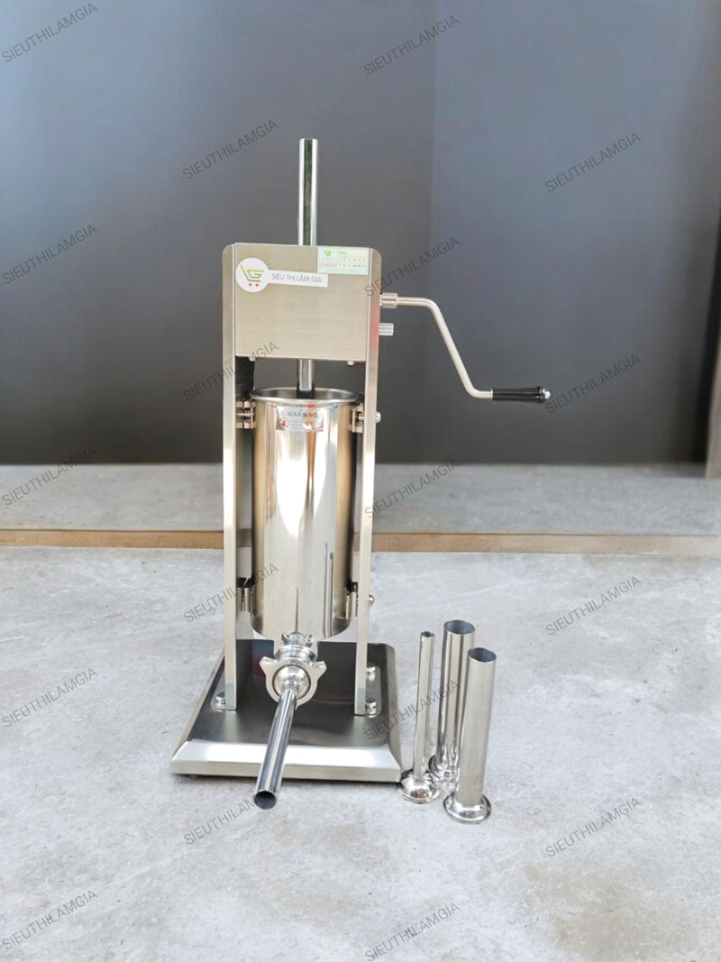 Máy Đùn Xúc Xích, Lạp Xưởng, Lòng Dồi 7L Tay Quay