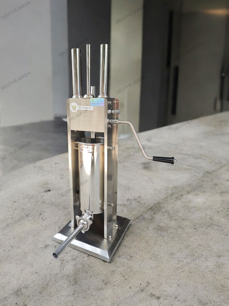 Máy Đùn Xúc Xích, Lạp Xưởng, Lòng Dồi 3L Tay Quay