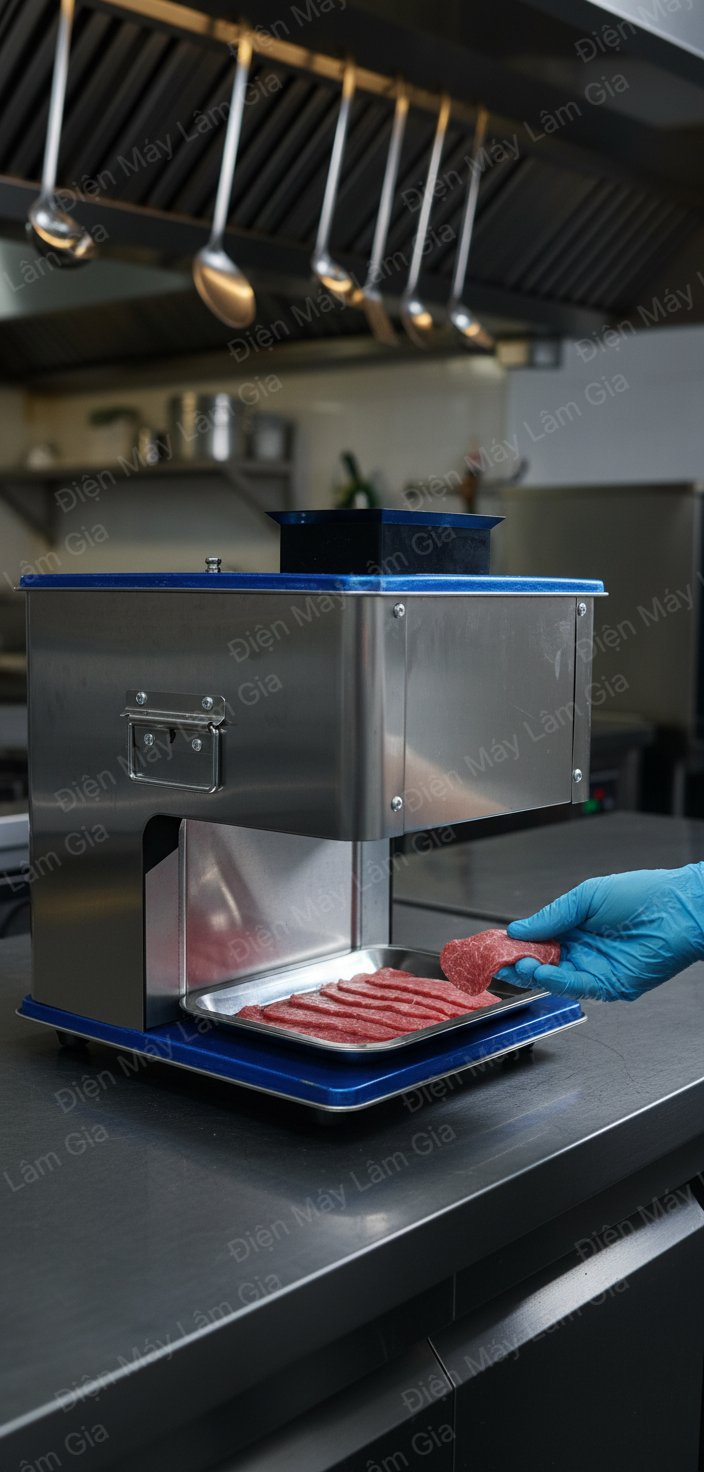 Máy Thái Thịt Tươi Sống 85 - Dao Rời