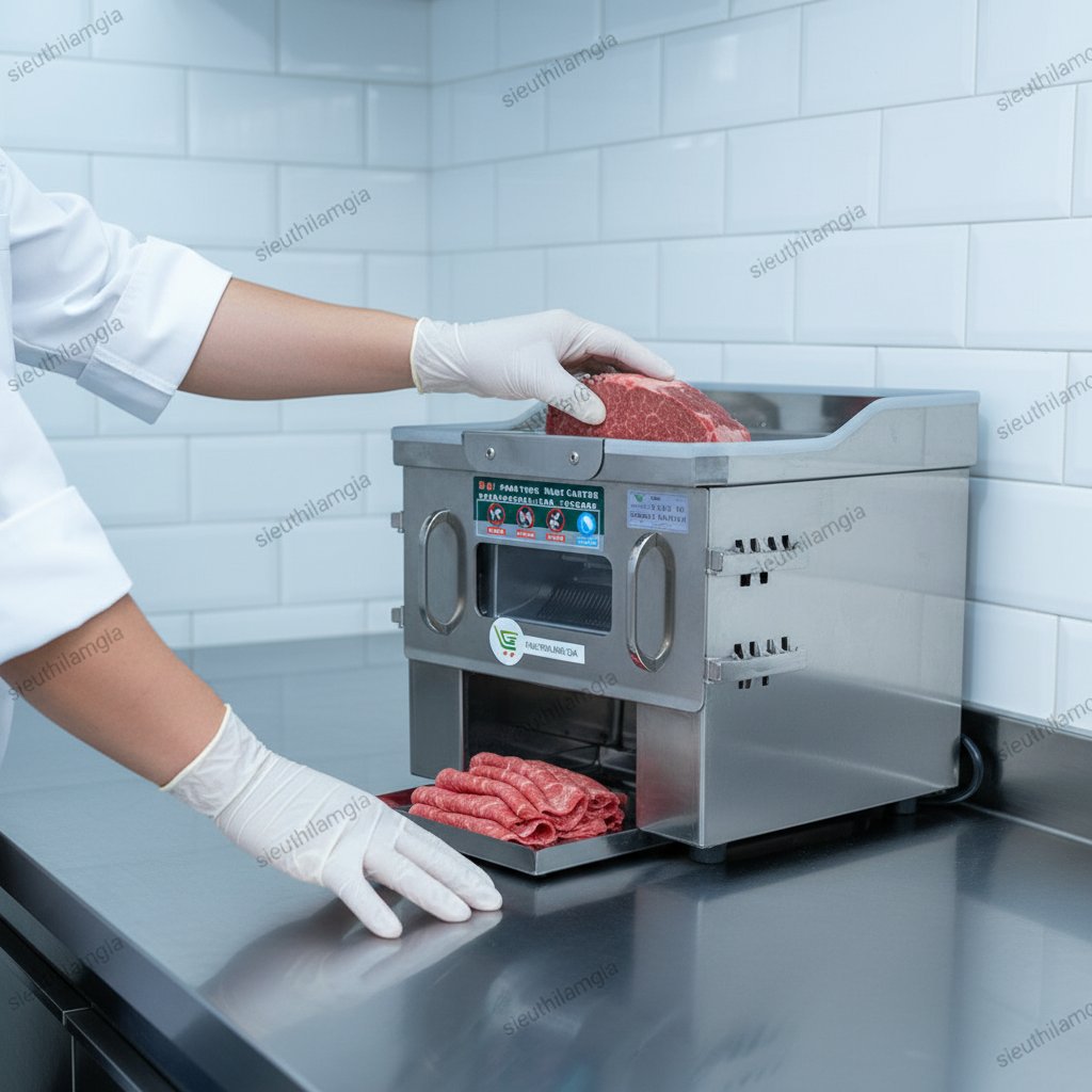 Máy Thái Thịt Inox HD-90